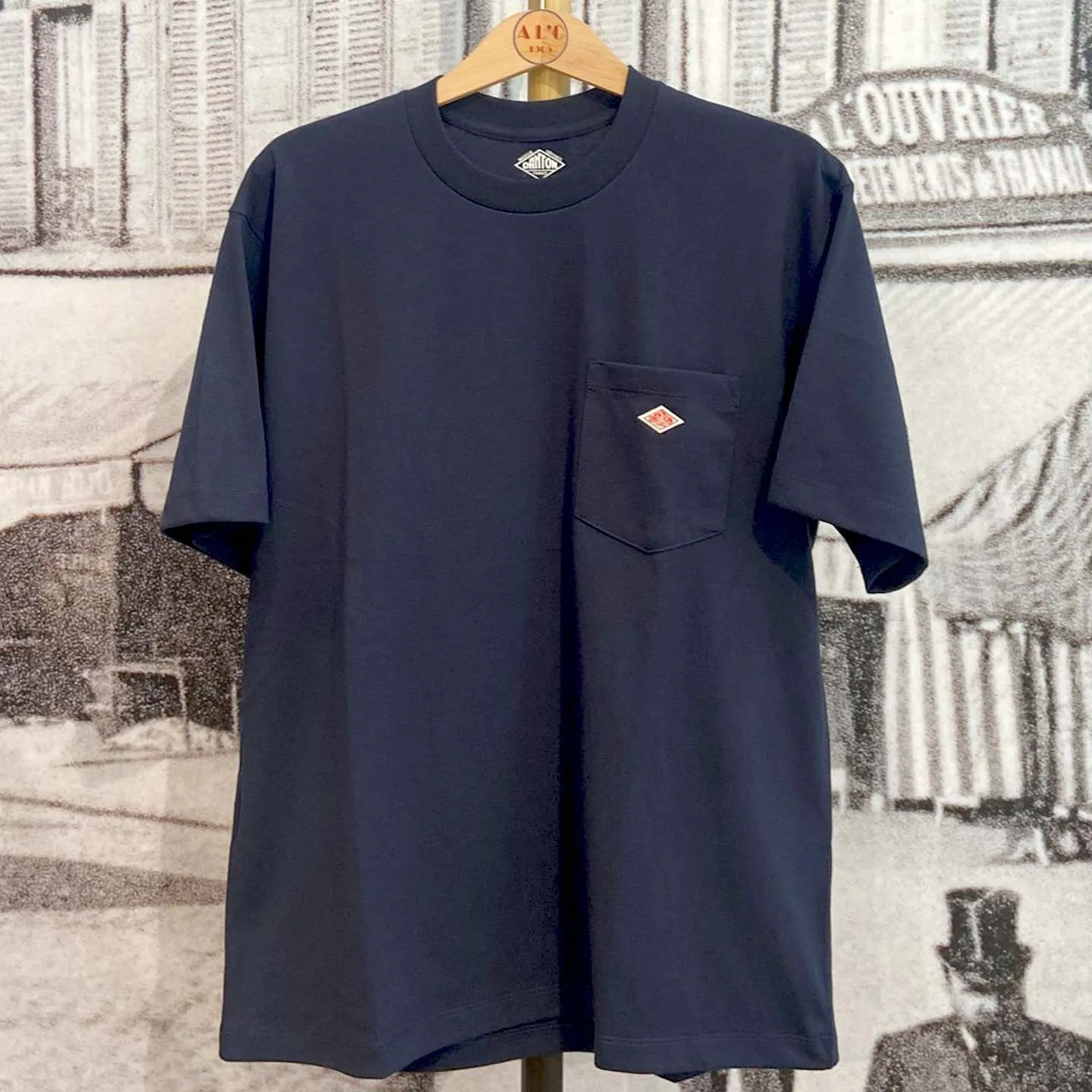 Le Tshirt Danton à poche poitrine #DT-C0198 TCB navy