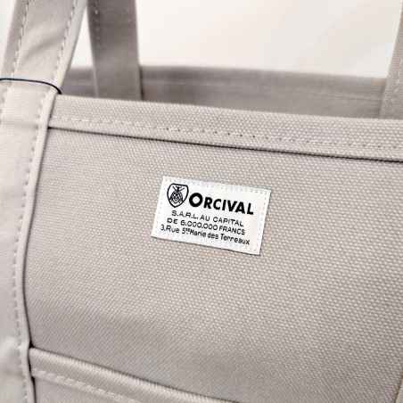 The Ice Grey tote bag, in a medium size, by Orcival