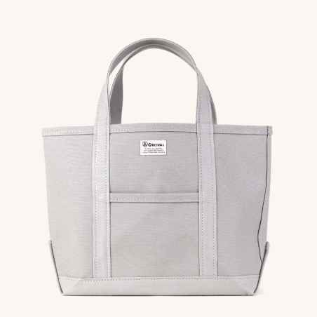 The Ice Grey tote bag, in a medium size, by Orcival