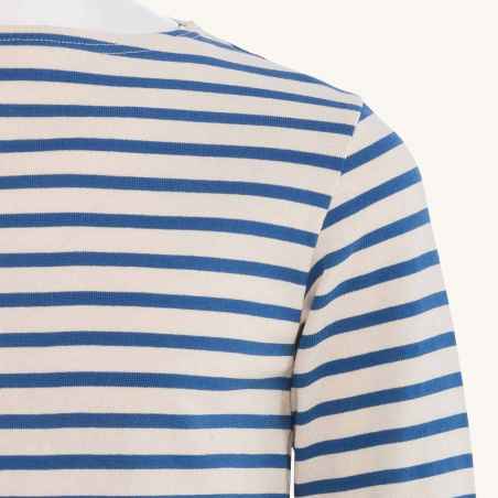 Orcival mariniere made in France Striped shirt Écru / Indigo, unisex