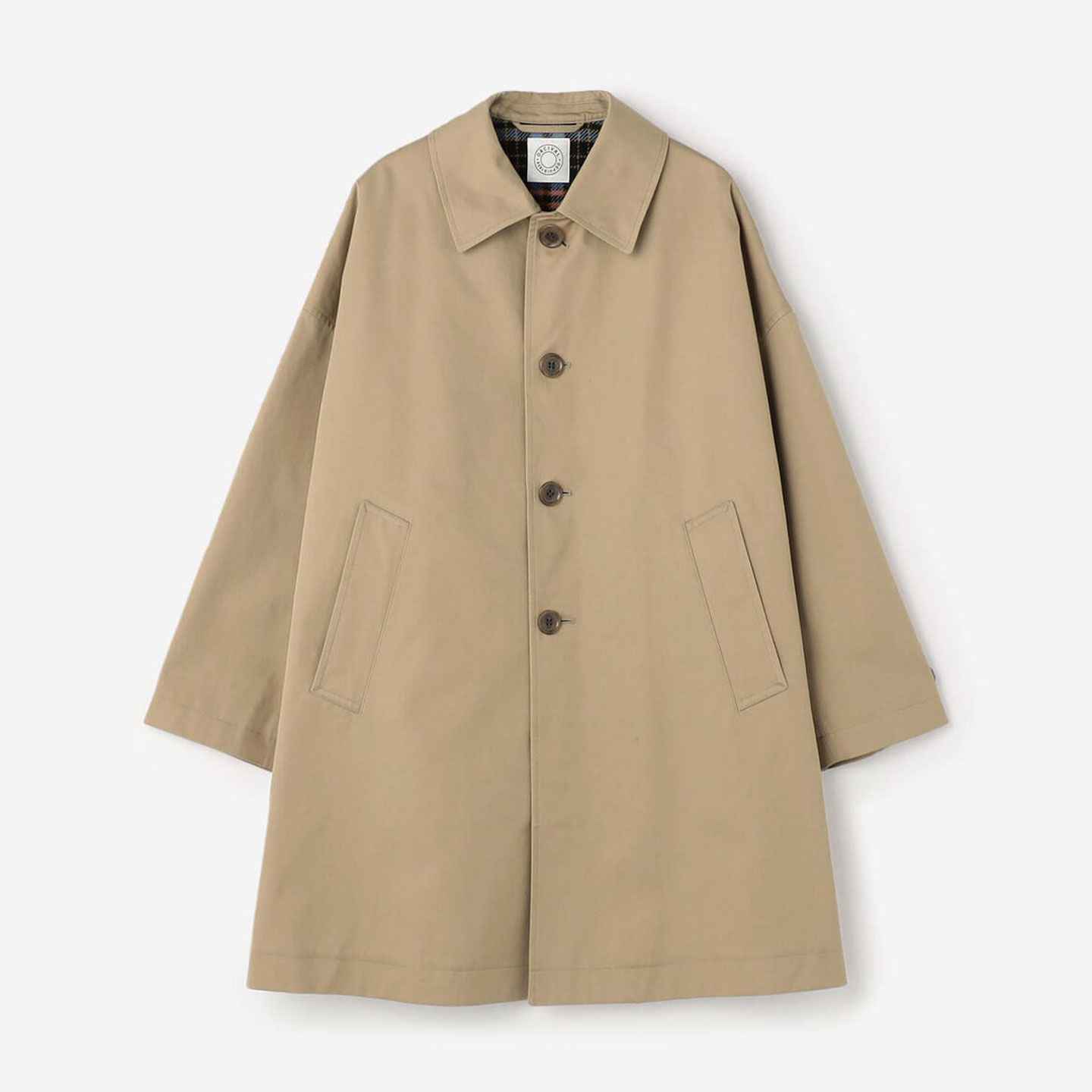 Oversized coat in high density cotton gabardine #OR-A0582 CGB