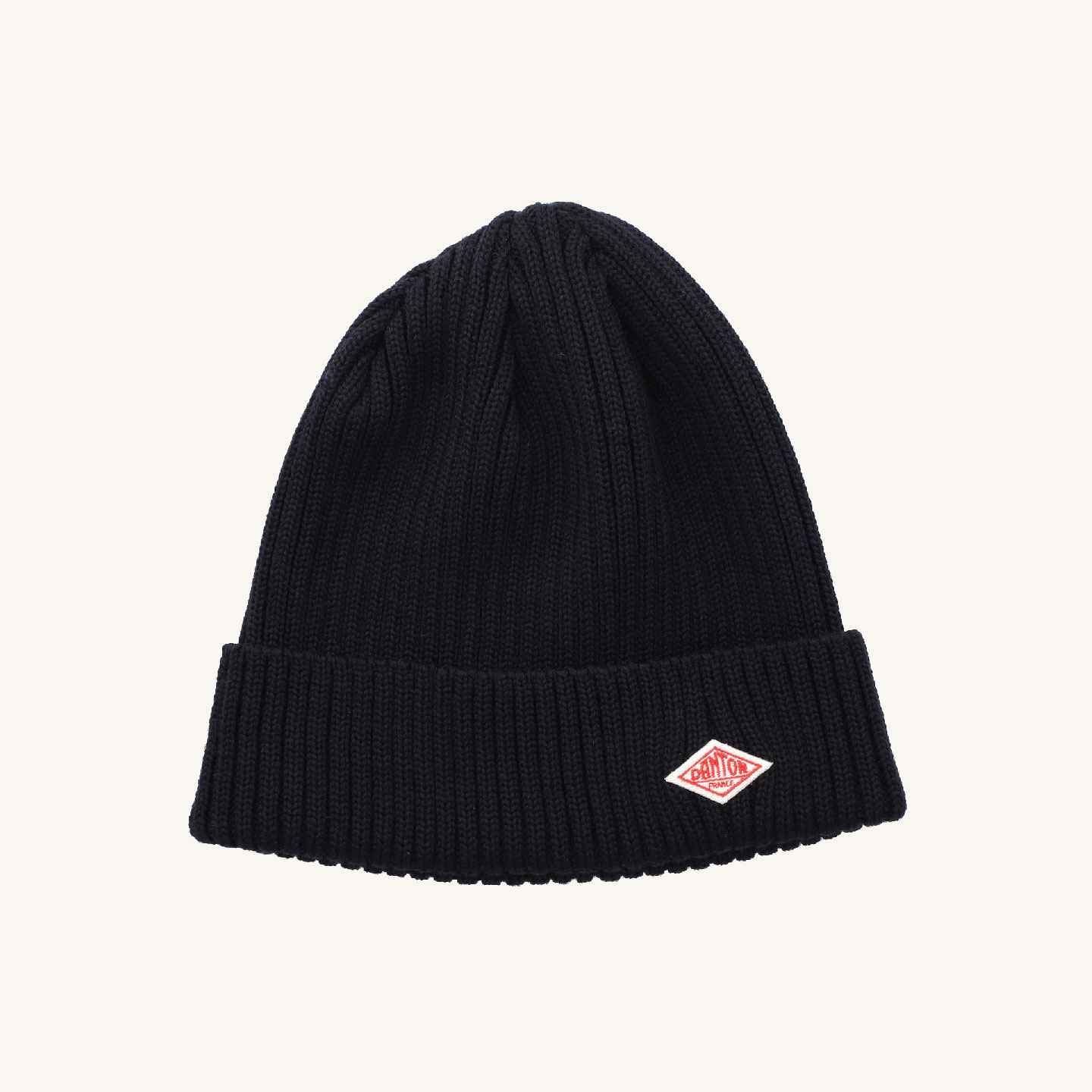 100% wool rib knit beanie #DT-H0234 BLG Navy