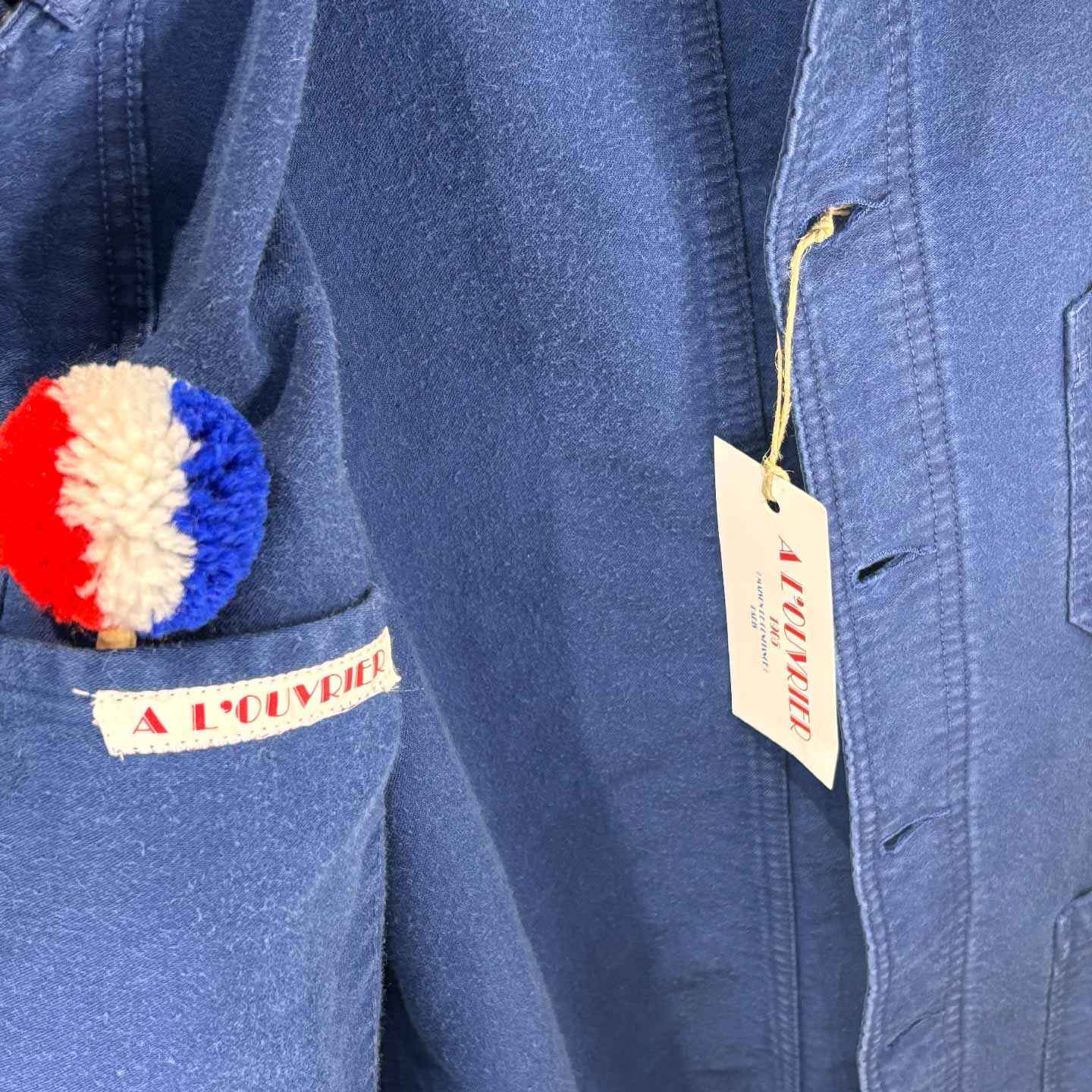 Veste de travail en suédine historique A L'Ouvrier