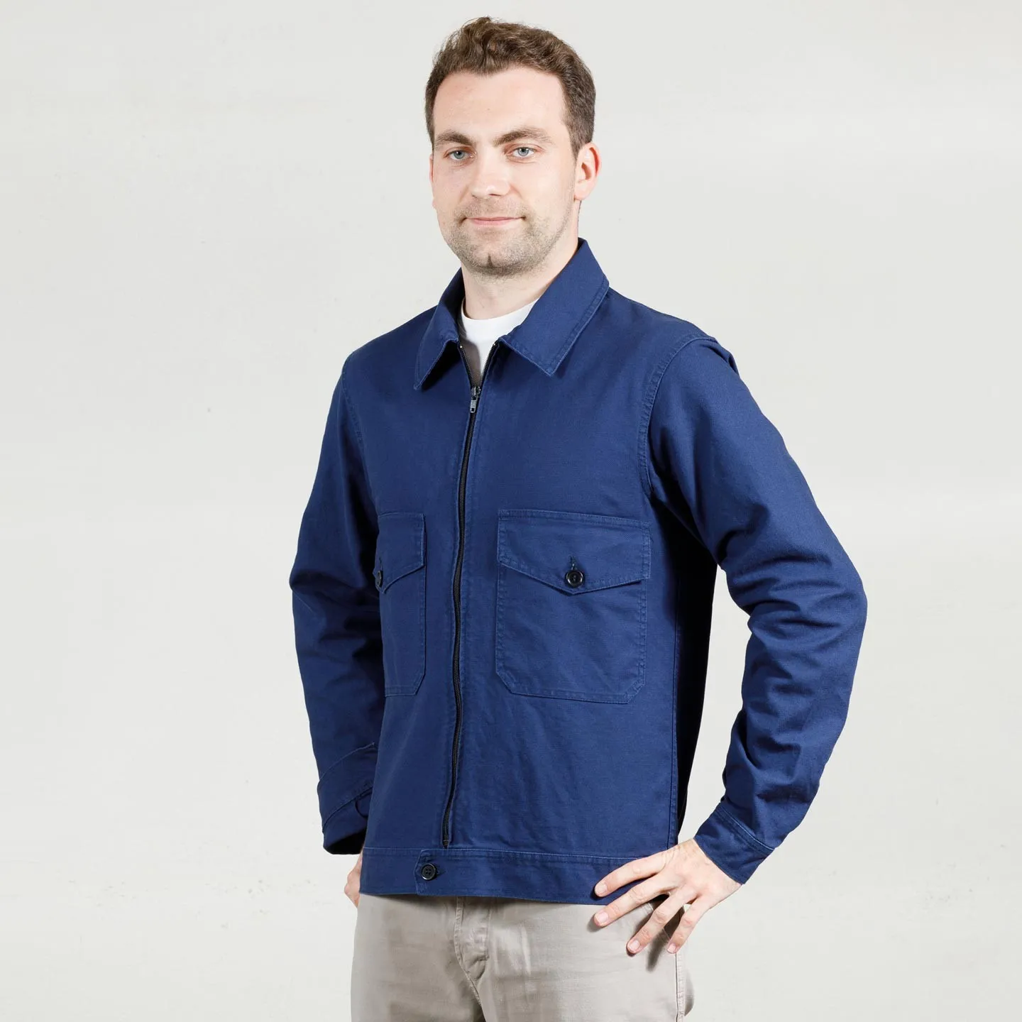 Mechanics Jacket in Organic Cotton 1G/11i Vétra